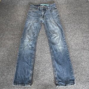 Rock and Roll Cowboy Revolver Straight Slim Straight Jeans Mens 28x31 Blue Denim